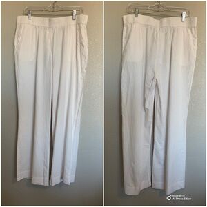 Andie Size XL Linen Blend Wide Leg Beach Pants - Coverup NWT